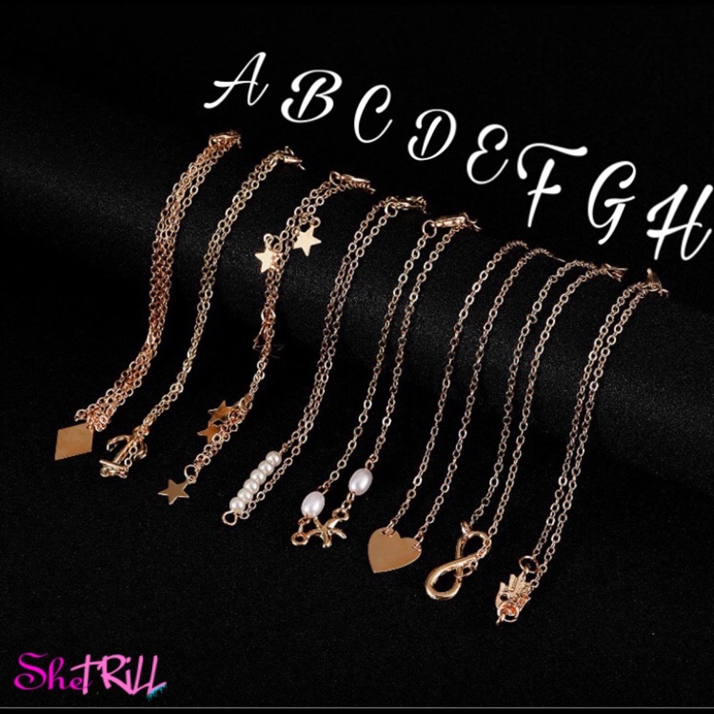 Gold anklets!